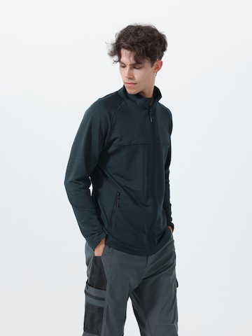 YOUTHUP Sportstrickjacke in Grau