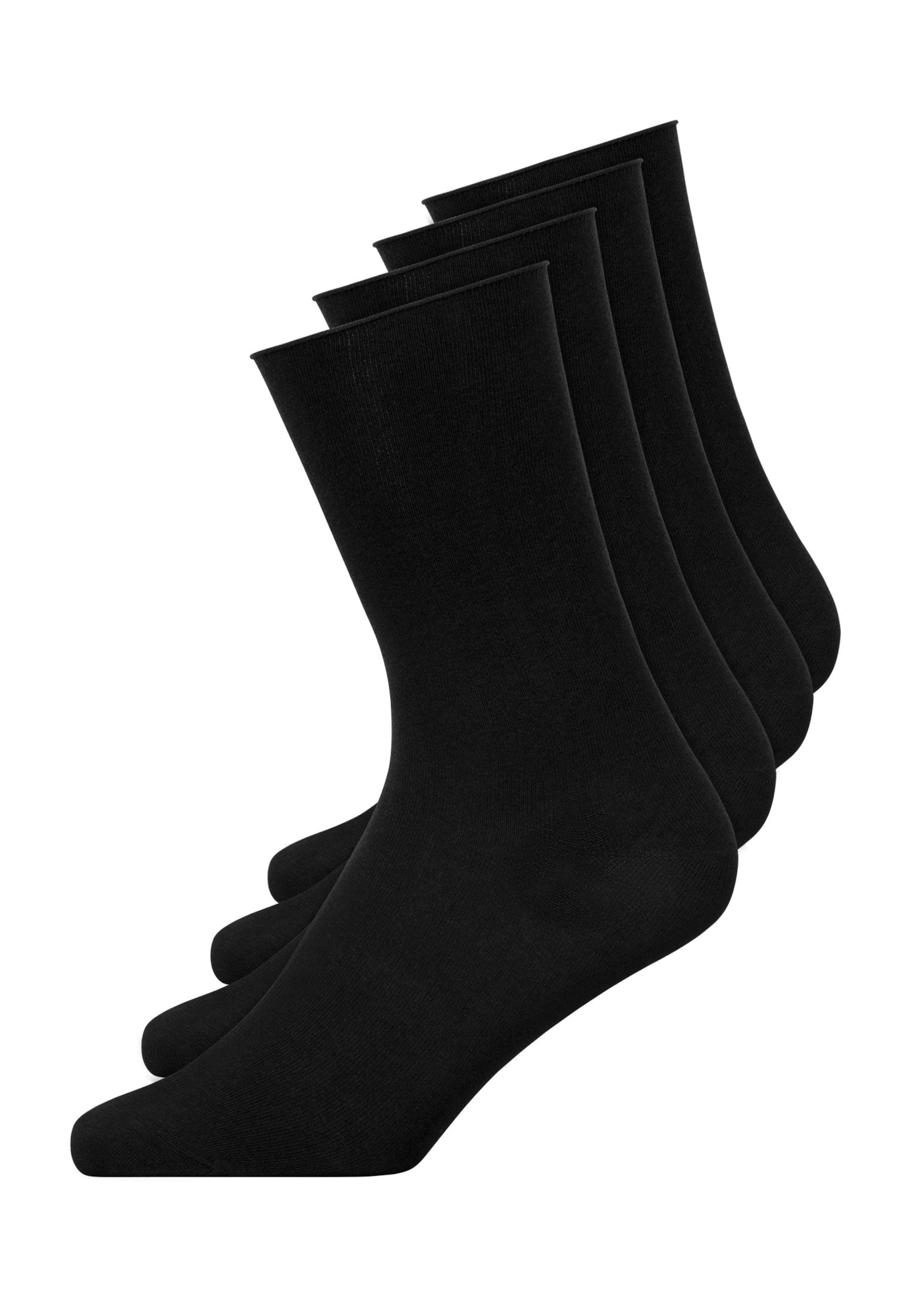 SNOCKS Socken in Schwarz: Vorderseite