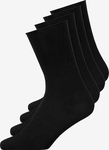 SNOCKS Socks in Black: front