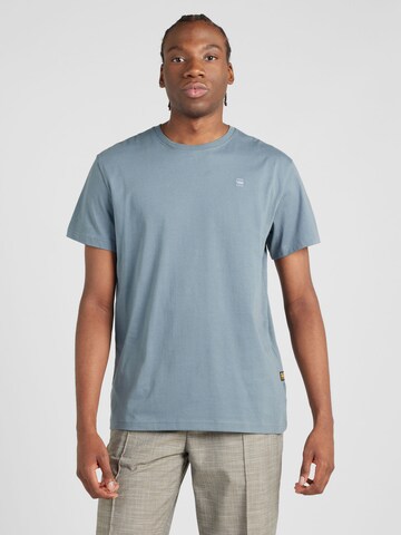 G-Star RAW Shirt in Blauw: voorkant