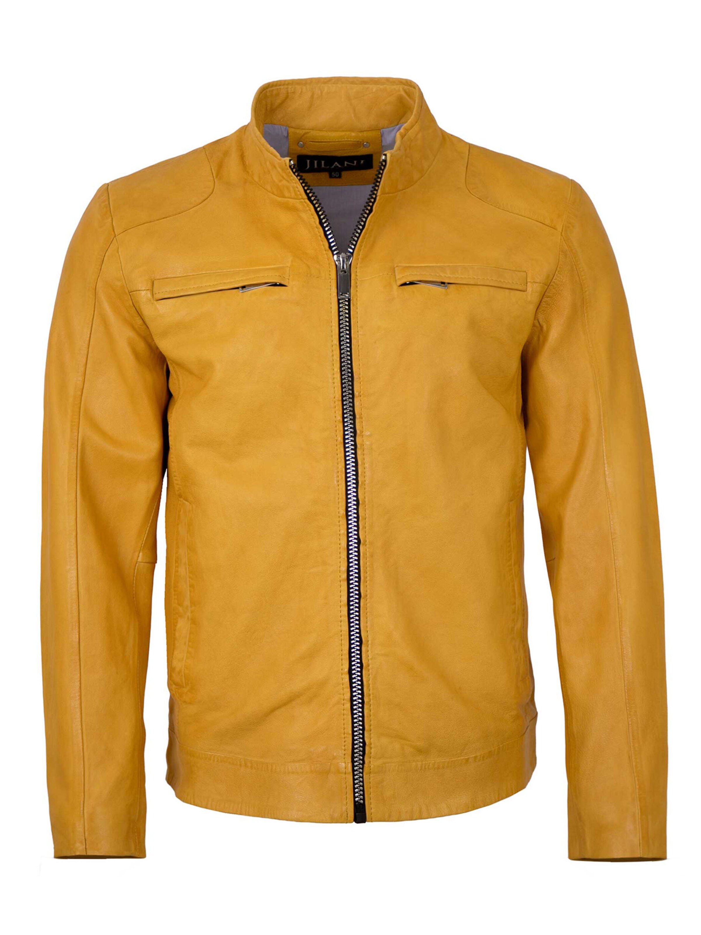 Jilani Between-Season Jacket 'Kawelo' in Yellow: front
