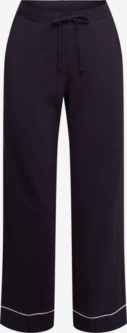 Pantalon de pyjama ESPRIT en bleu : devant