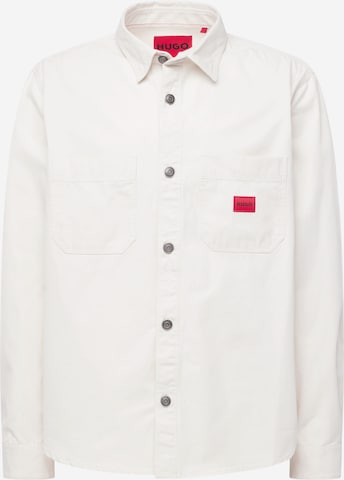 HUGO Red Button Up Shirt 'Erato' in White: front