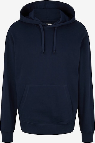 TOM TAILOR DENIM Sweatshirt in Blauw: voorkant