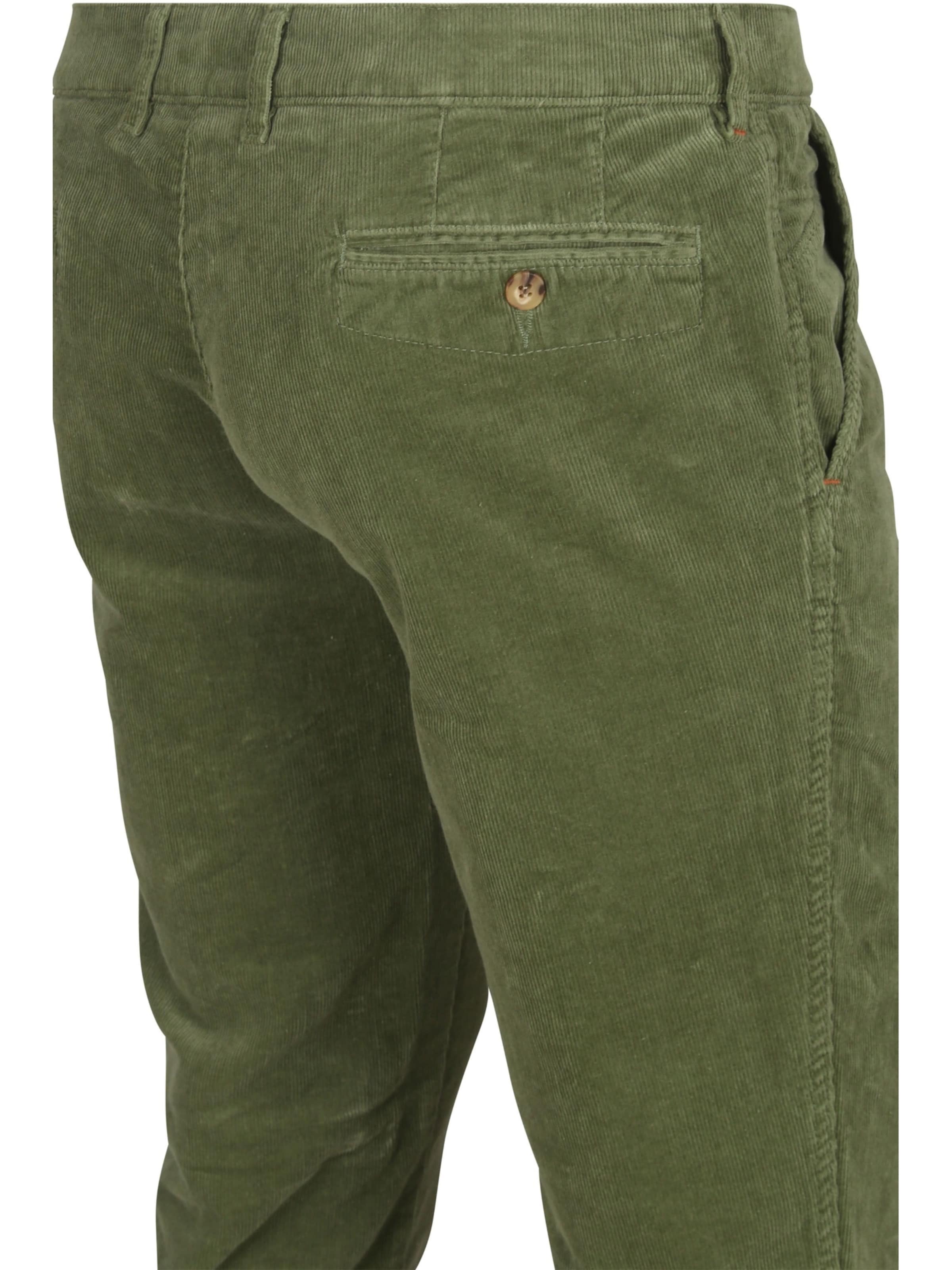Suitable Regular Chino Pants 'Plato' in Green