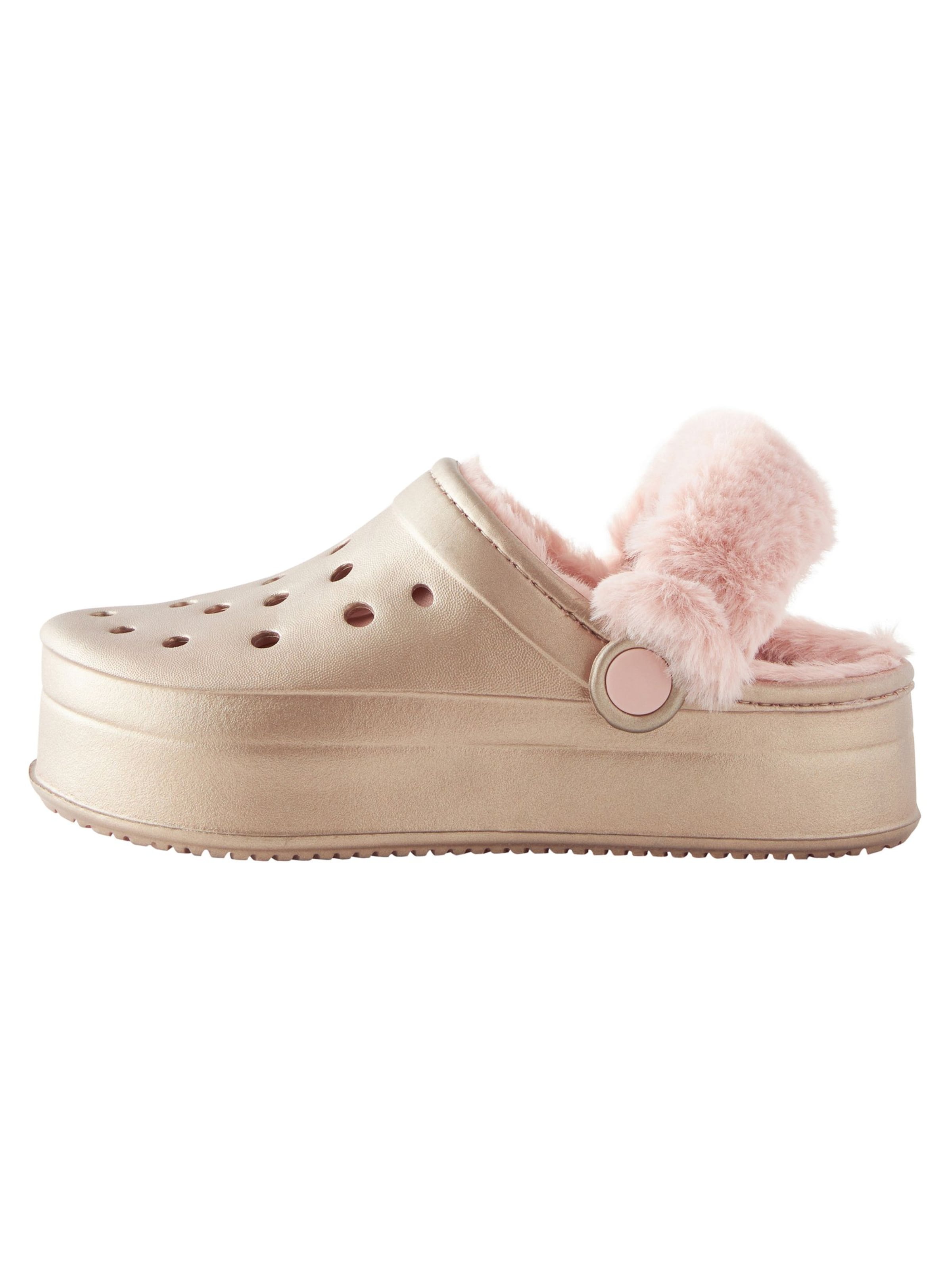 Next Hausschuh in Gold: Vorderseite