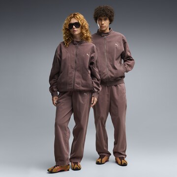PUMA Regular Sporthose in Braun
