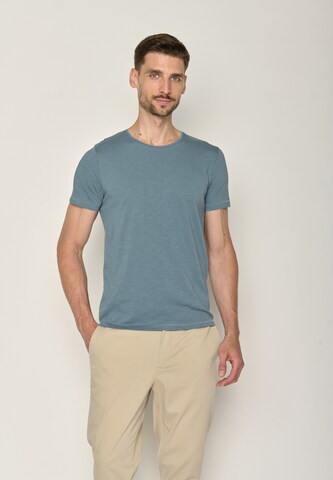 GREENBOMB Shirt in Blue: front
