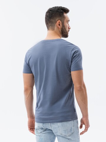 Ombre Shirt 'S1370' in Blau