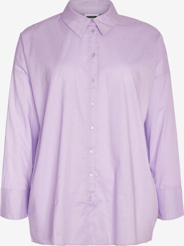 Noisy May Curve Blouse 'Kita' in Purple: front