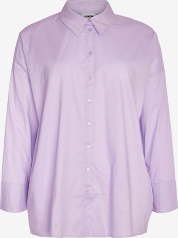 Noisy May Curve Blouse 'Kita' in Purple: front