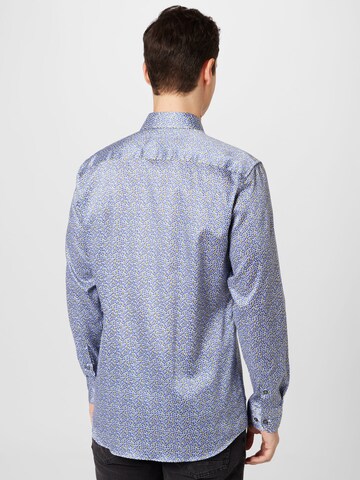 ETERNA Regular fit Button Up Shirt in Blue