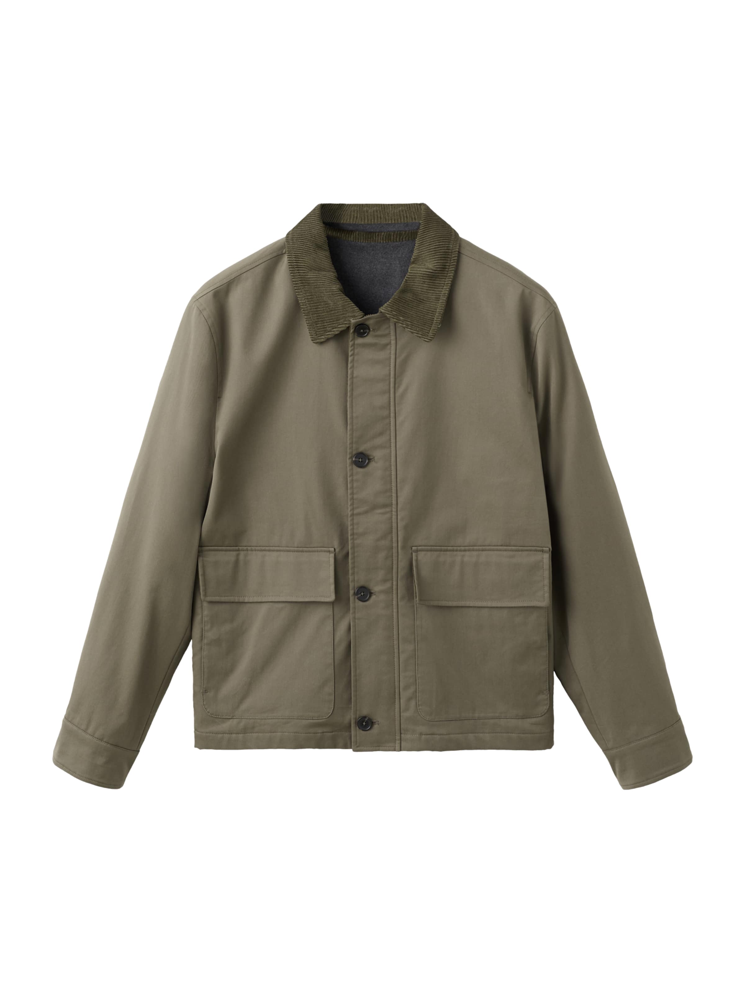 Veste mi-saison 'Mac' MANGO MAN en vert : devant