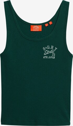 Superdry Top 'Athletic Essential' in Green: front