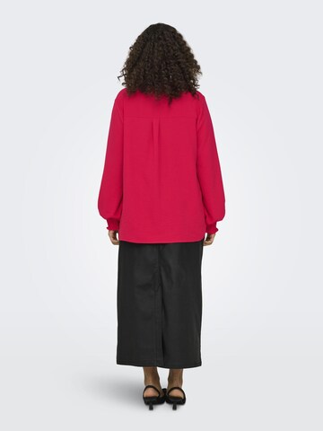 Camicia da donna 'Carmetta' di ONLY Carmakoma in rosso
