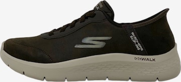 SKECHERS Matalavartiset tennarit 'GO WALK FLEX - SMOOTH MOTION' värissä ruskea: etupuoli