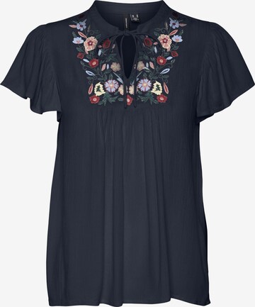 VERO MODA Top 'SINA' in Blauw: voorkant