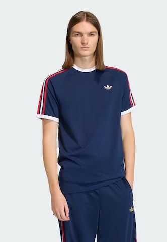 T-Shirt ADIDAS ORIGINALS en bleu : devant