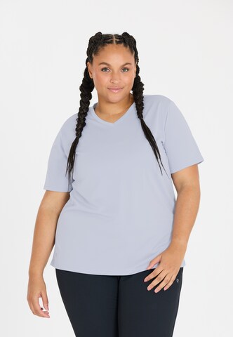 Q by Endurance Functioneel shirt 'Annabelle' in Blauw: voorkant