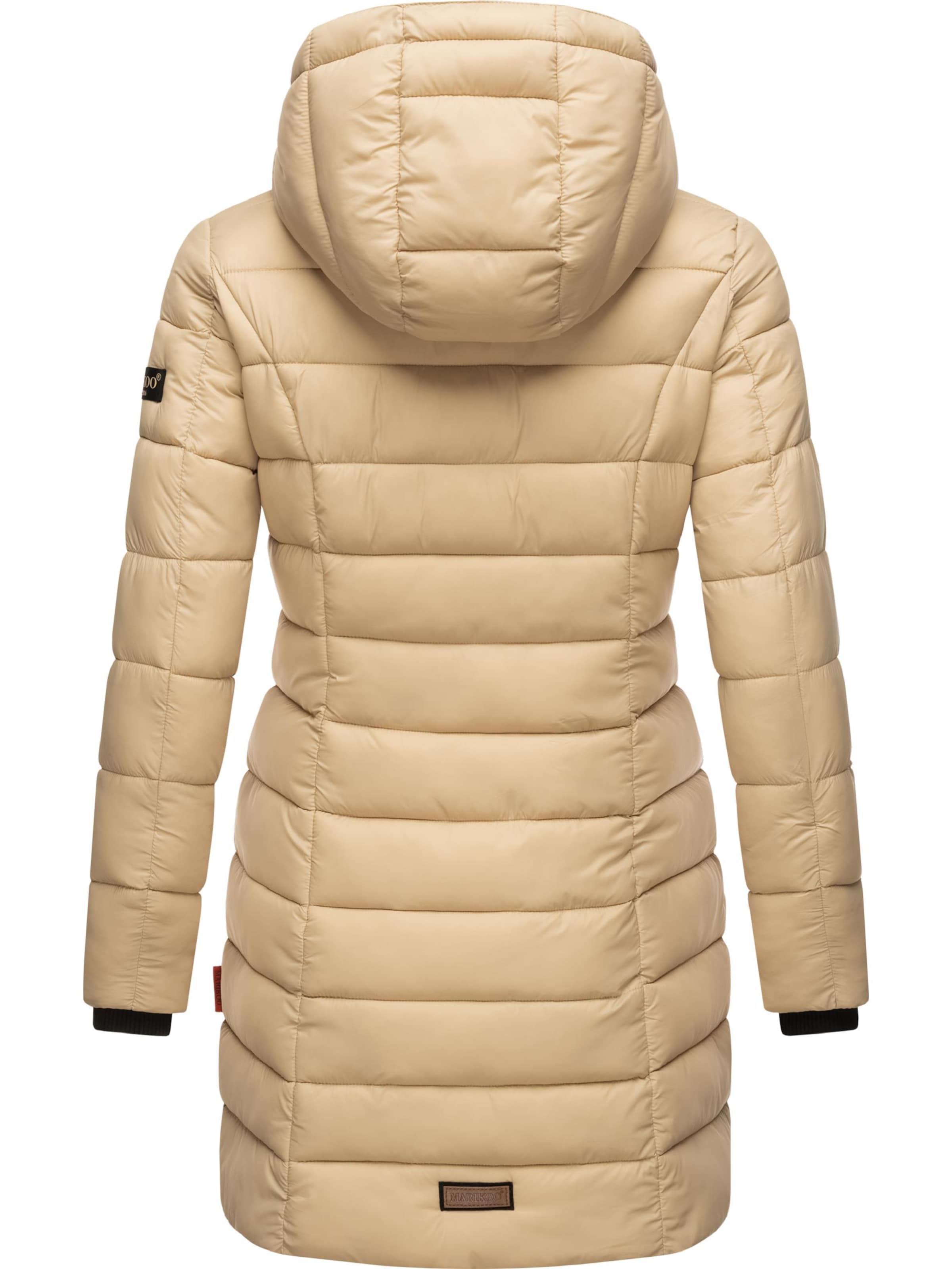 MARIKOO - Sobretudo de inverno 'Abendsternchen' em bege