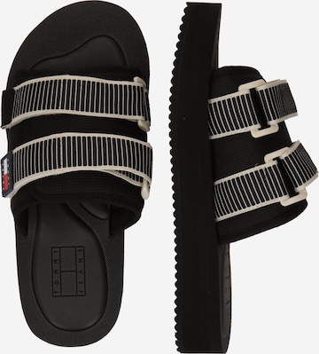 Tommy Jeans - Sapato aberto em preto