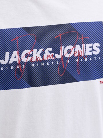 JACK & JONES Bluser & t-shirts 'JJCOLE' i hvid