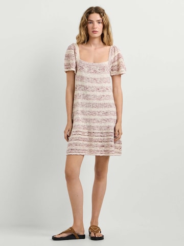 Pepe Jeans Gebreide jurk 'Alina' in Roze
