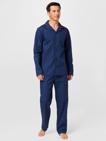 Tommy Hilfiger Underwear Long Pajamas in Blue: front