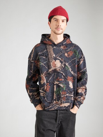HOLLISTER Μπλούζα φούτερ σε μαύρο: μπροστά