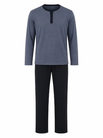 Pyjama long 'Leios' zd ZERO DEFECTS en bleu : devant