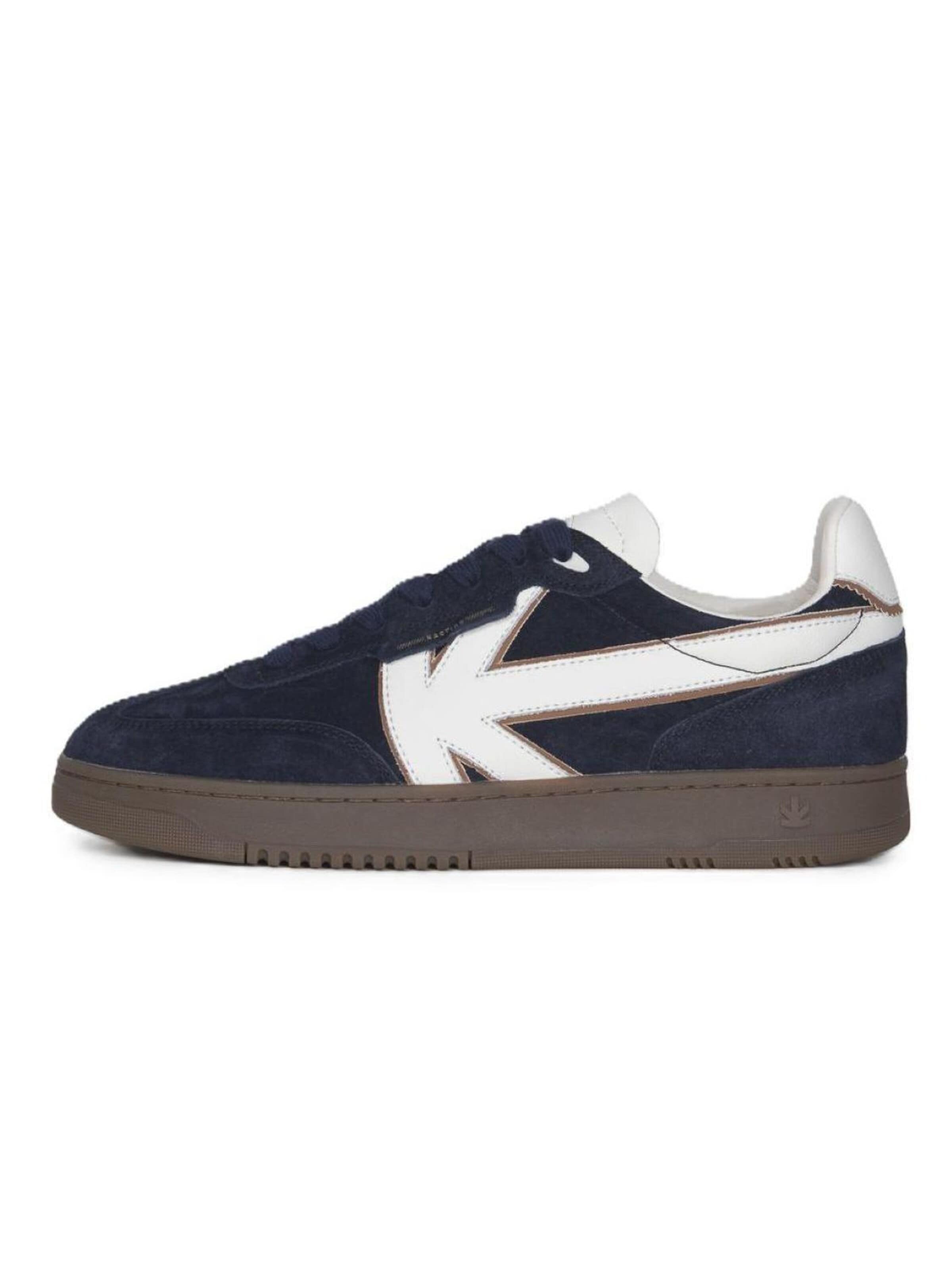 Baskets basses 'Boston' Kaotiko en bleu : devant