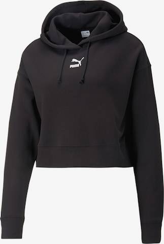 PUMA Athletic Sweatshirt 'Classics' in Black: front