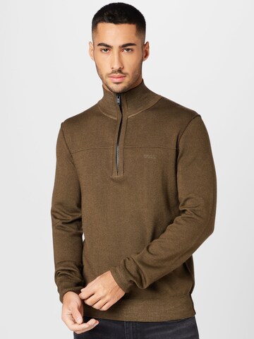 BOSS Orange - Pullover 'Koblend' em verde: frente