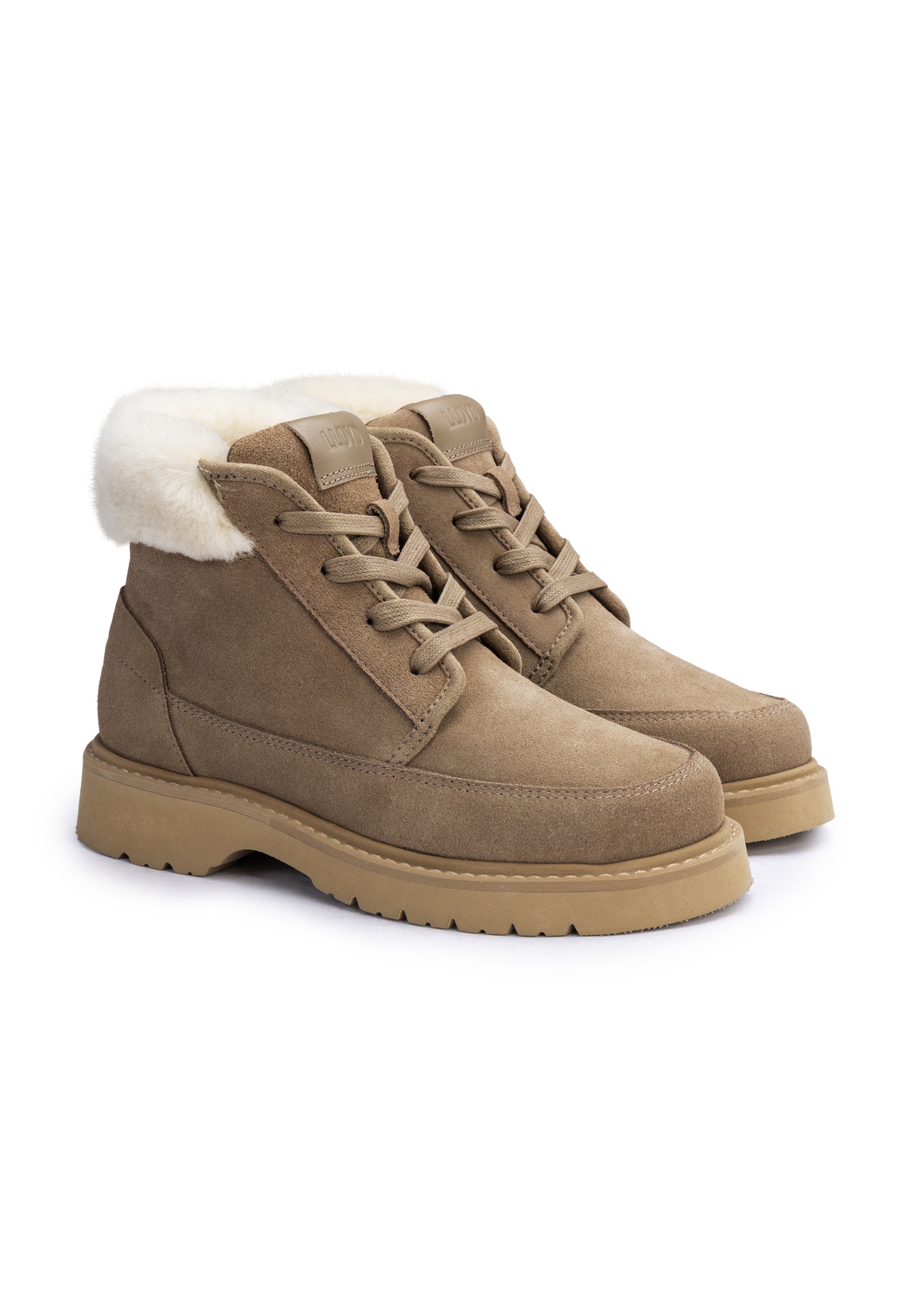 Stivale stringato di LLOYD in beige