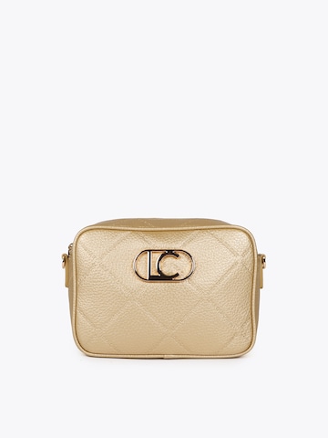 Sac à bandoulière Lola Casademunt en or : devant