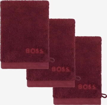 BOSS Washandjes in Rood: voorkant