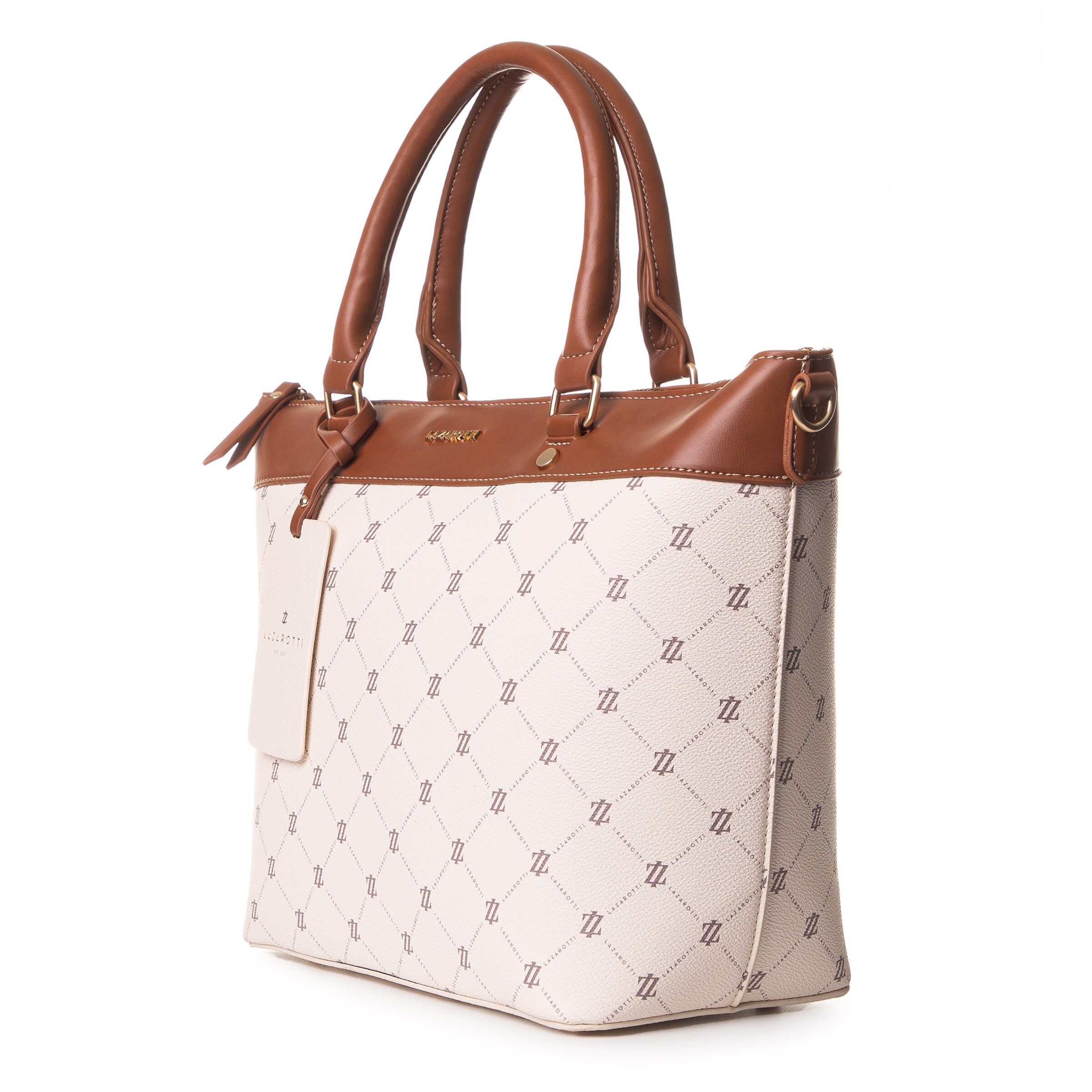 Borsa a mano 'Palermo' di Lazarotti in beige