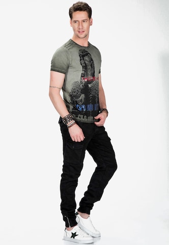CIPO & BAXX Tapered Cargo trousers in Brown