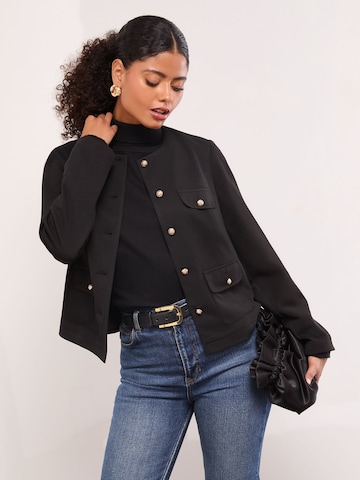 Lipsy Between-season jacket in Black: front