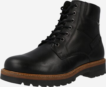 Pius Gabor Lace-Up Boots in Black: front