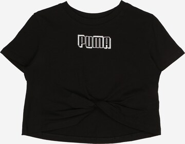 PUMA T-Shirt 'Alpha' in Schwarz: predná strana