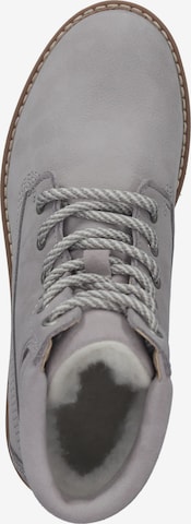 TAMARIS Lace-Up Ankle Boots in Grey