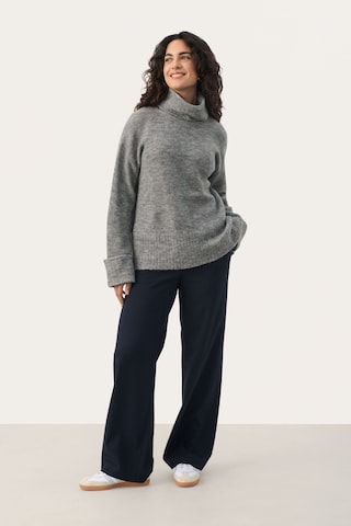 Part Two Wide Leg Hose in Blau