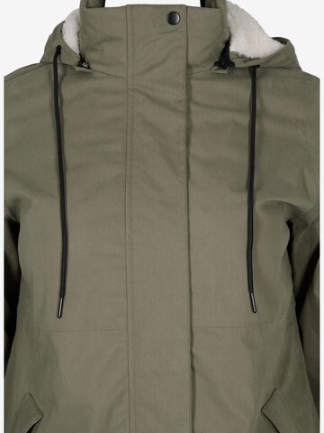 Zizzi Performance Jacket 'Norway' in Green