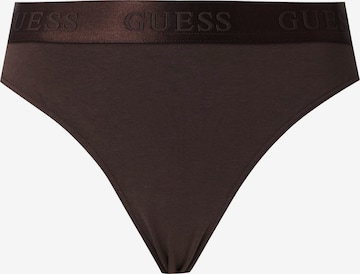 GUESS - Tanga 'MARIKA' en marrón: frente