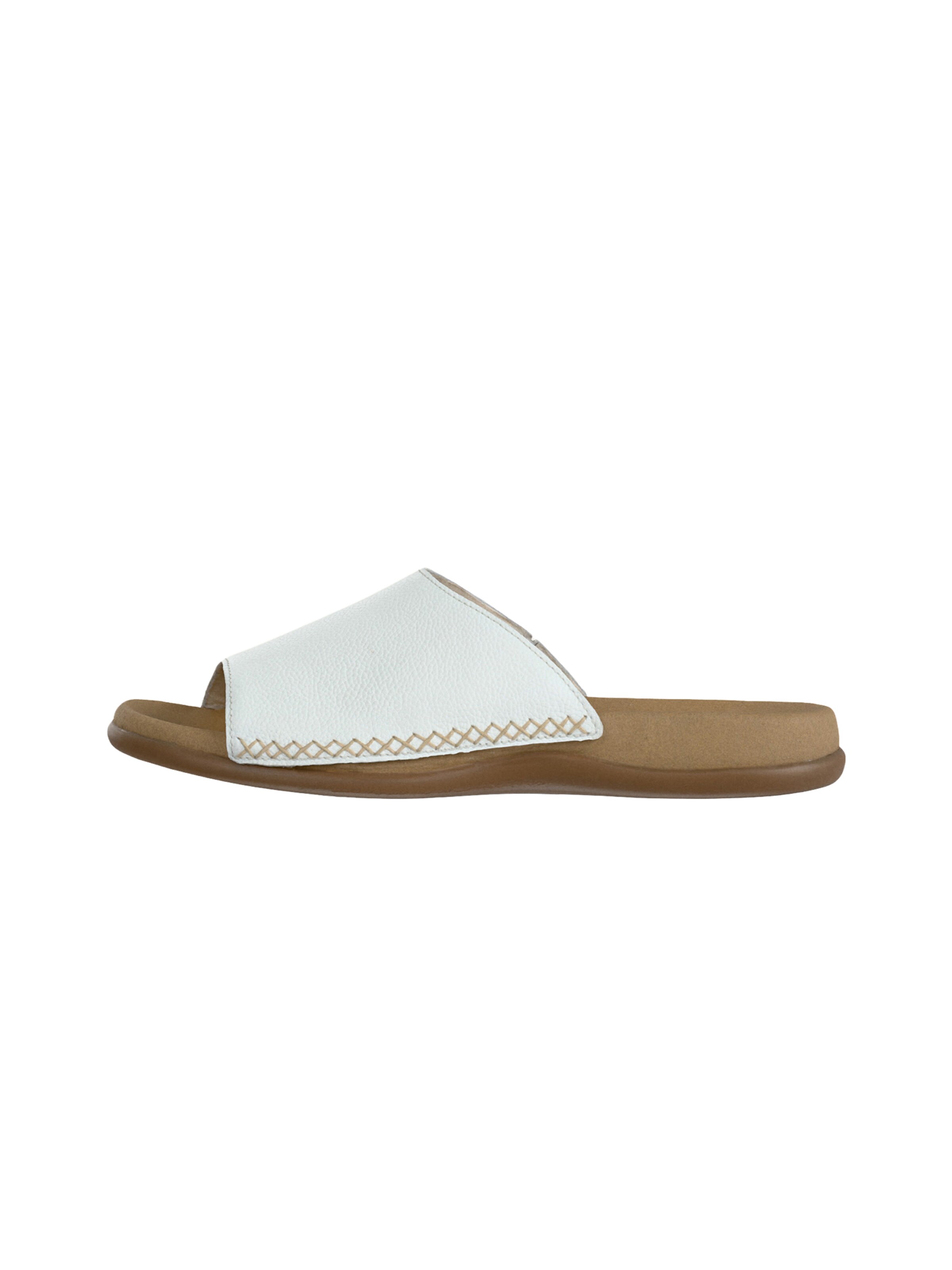 GABOR Mules in White: front