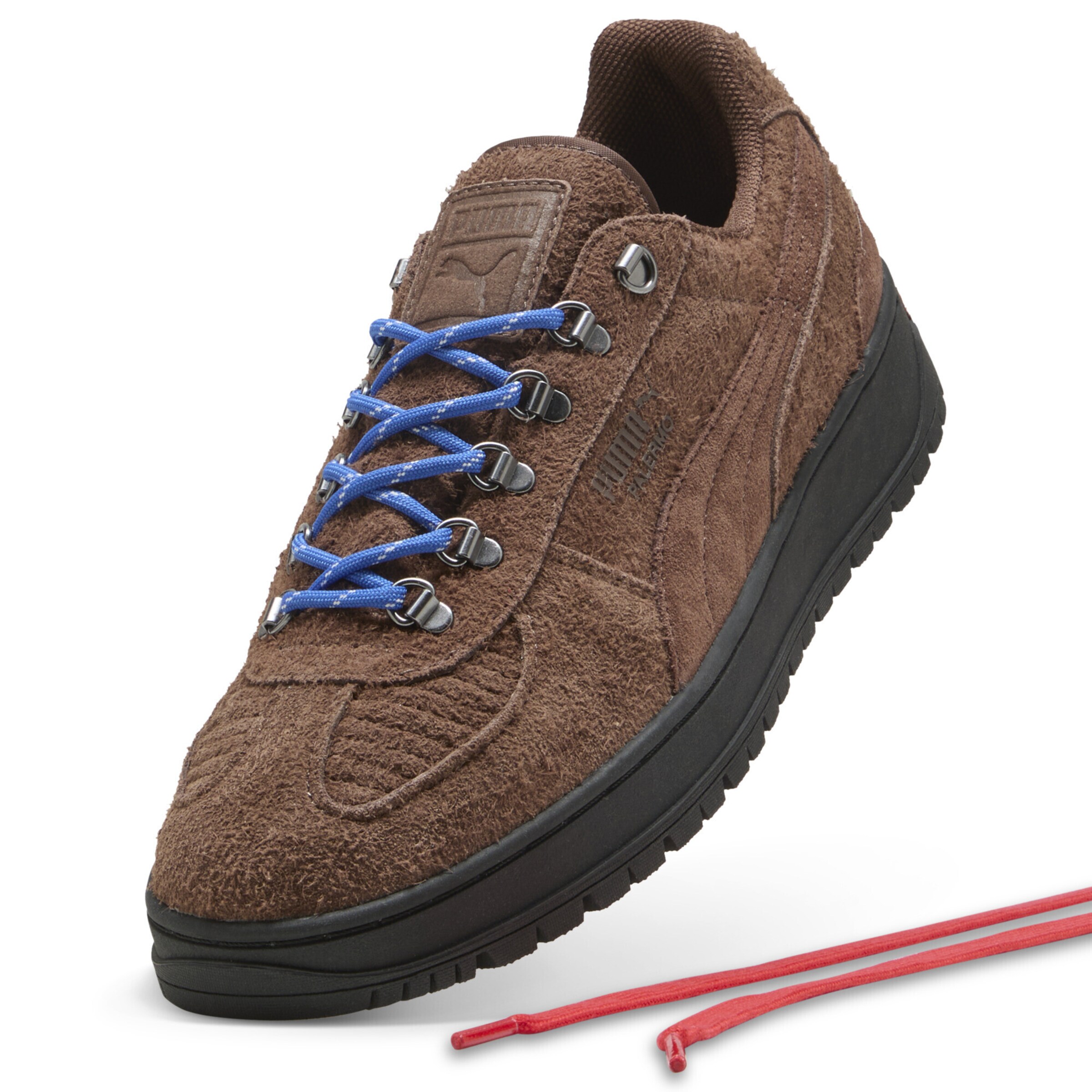 PUMA Sneaker 'Palermo Alpino Fuzzy' in Braun