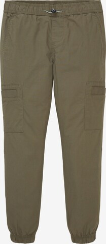TOM TAILOR Trousers in Green: front