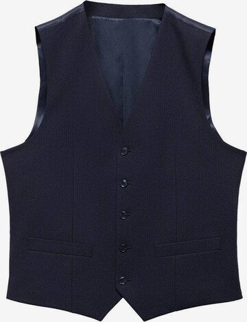 MANGO MAN Suit Vest 'Brasilia' in Blue: front