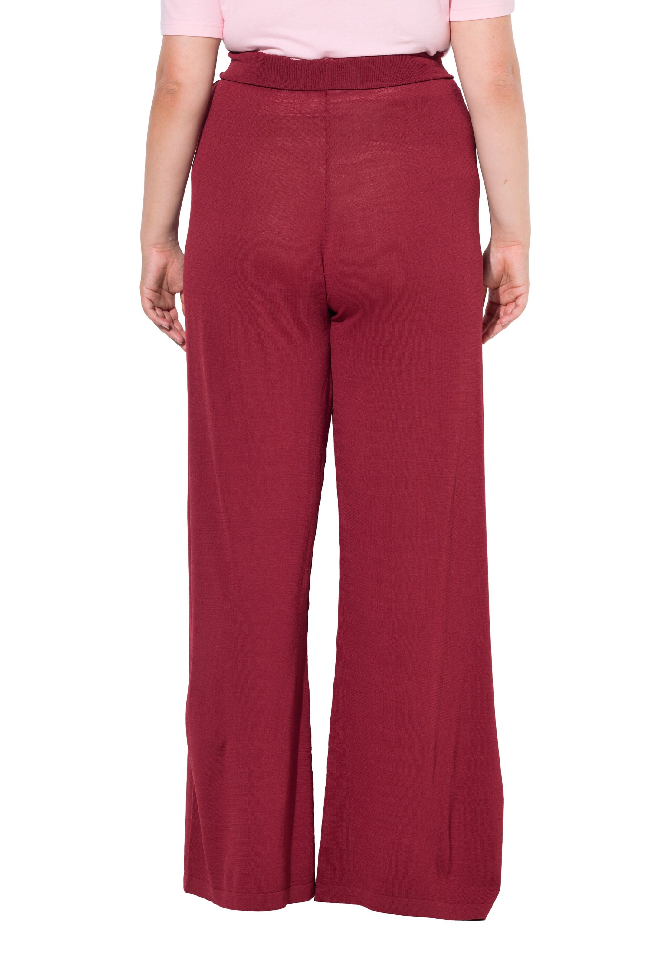 MIAMODA Wide leg Broek in Rood